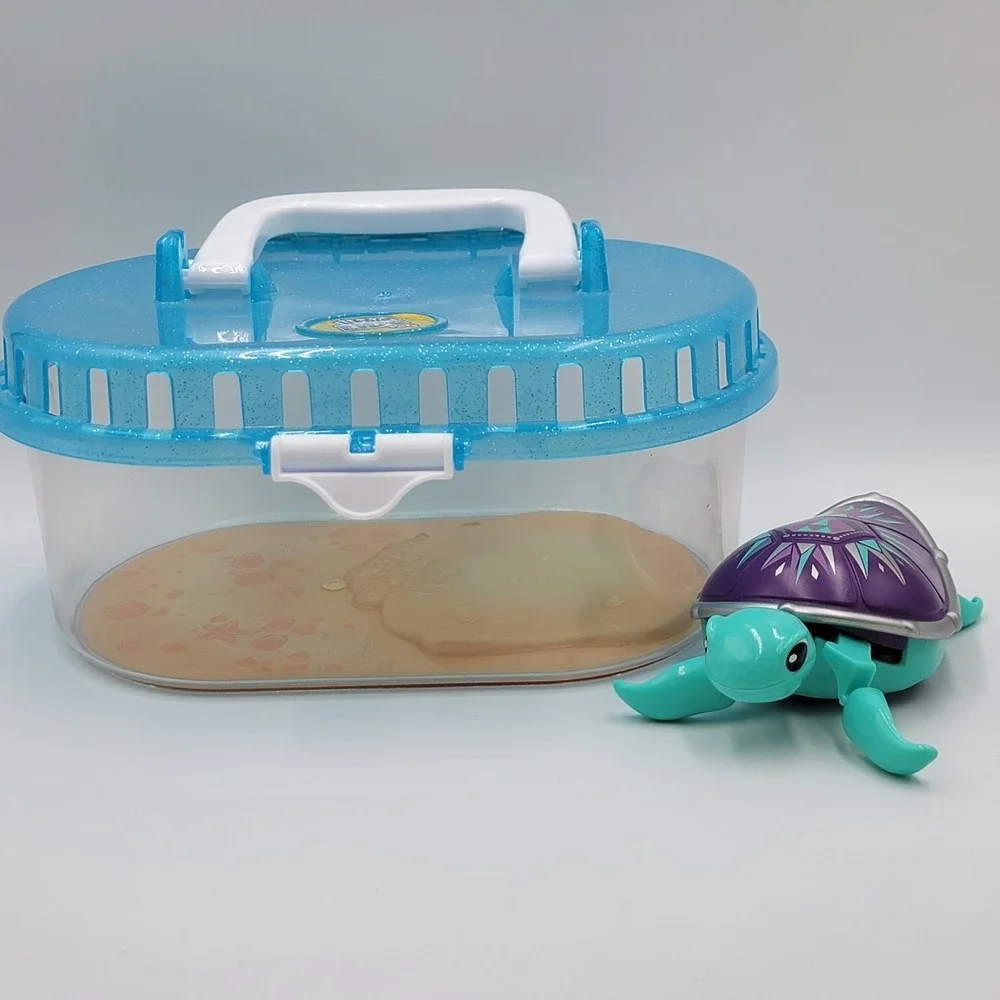 Little Live Pets Shine‎ the Crystal Diamond Turtle with TANK! Tested!